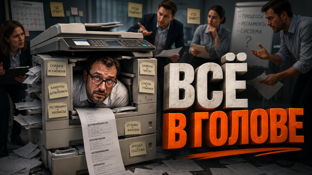 Что происходит с бизнесом, когда вся память хранится в голове одного человека