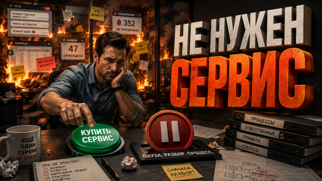 Как понять, что бизнесу нужен не новый инструмент, а пауза и разбор