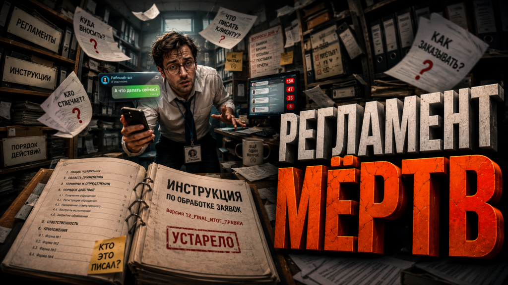 Когда регламент только мешает: 5 признаков мёртвой инструкции
