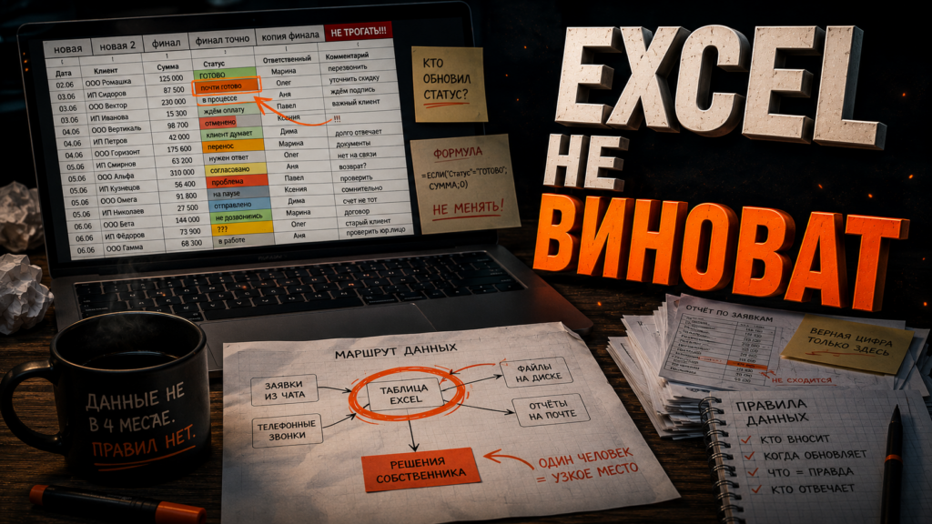 Таблицы не виноваты: почему бизнес ругает Excel не за то