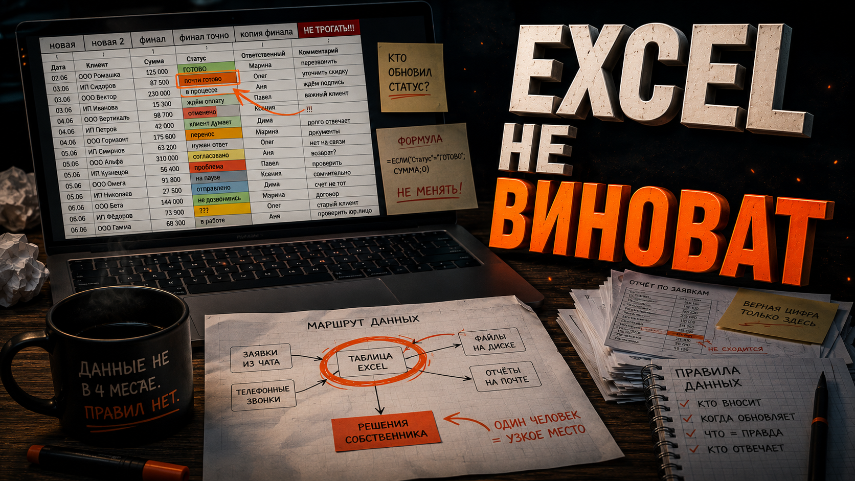 Таблицы не виноваты: почему бизнес ругает Excel не за то