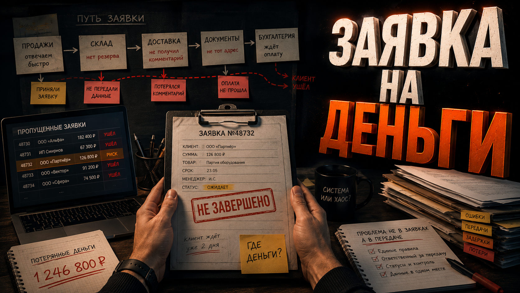 Малый бизнес часто ломается не на продажах, а между отделами